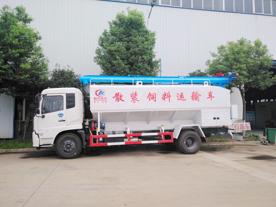東風(fēng)天錦散裝飼料運(yùn)輸車圖片