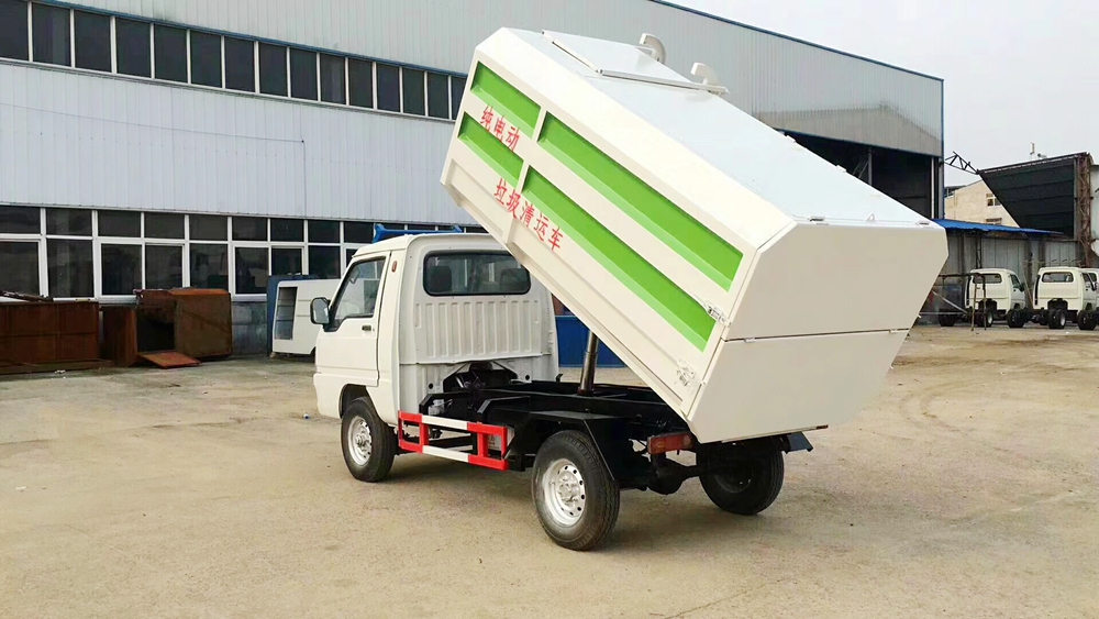 純電動(dòng)掛桶垃圾清運(yùn)車(chē),純電動(dòng)垃圾車(chē),新能源垃圾車(chē)