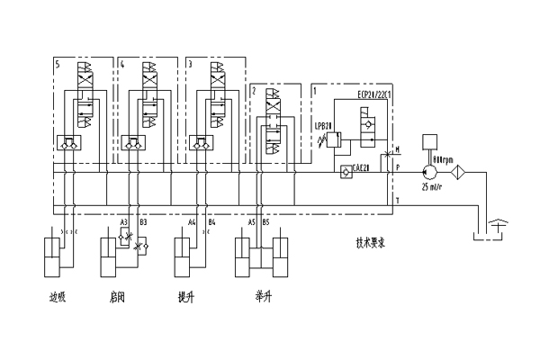 吸塵車液壓原理圖