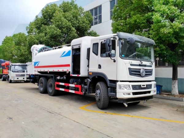 東風(fēng)T5后雙橋抑塵車(chē)(16噸罐體、60-120米霧炮)