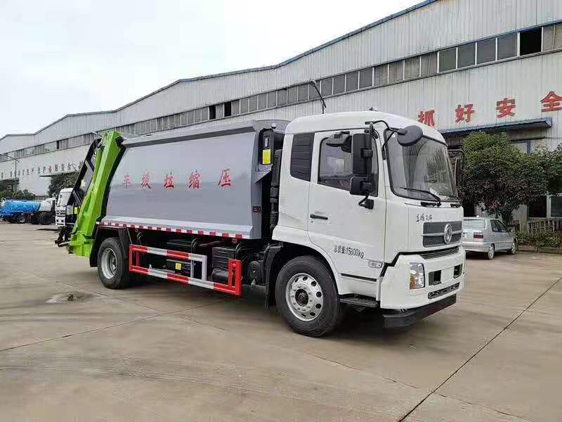 東風(fēng)天錦壓縮式垃圾車圖片