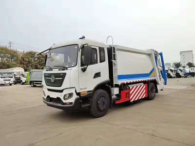 東風(fēng)天錦天然氣新能源壓縮式垃圾車(chē)圖片