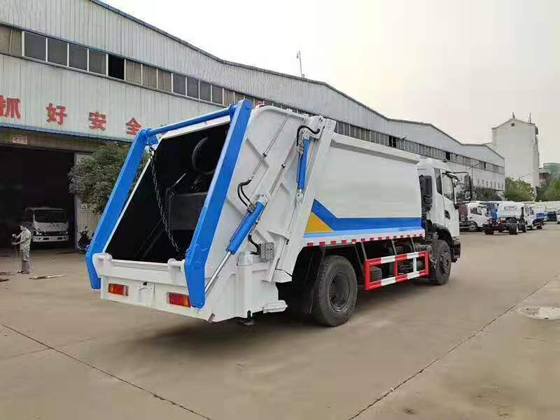 東風(fēng)天錦天然氣新能源壓縮式垃圾車圖片